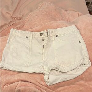 Free people white shorts